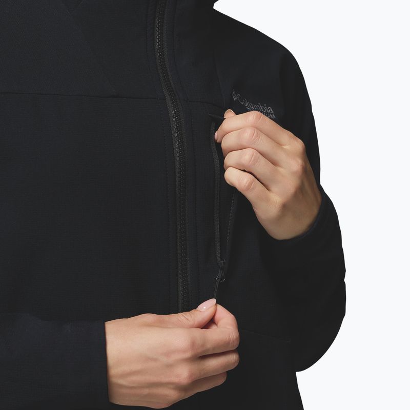 Kurtka softshell damska Columbia Tennen Mountain Hooded Softshell black 8