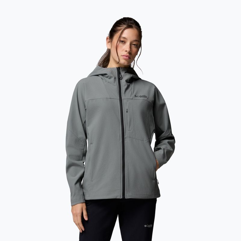 Kurtka softshell damska Columbia Tennen Mountain Hooded Softshell sedona sage