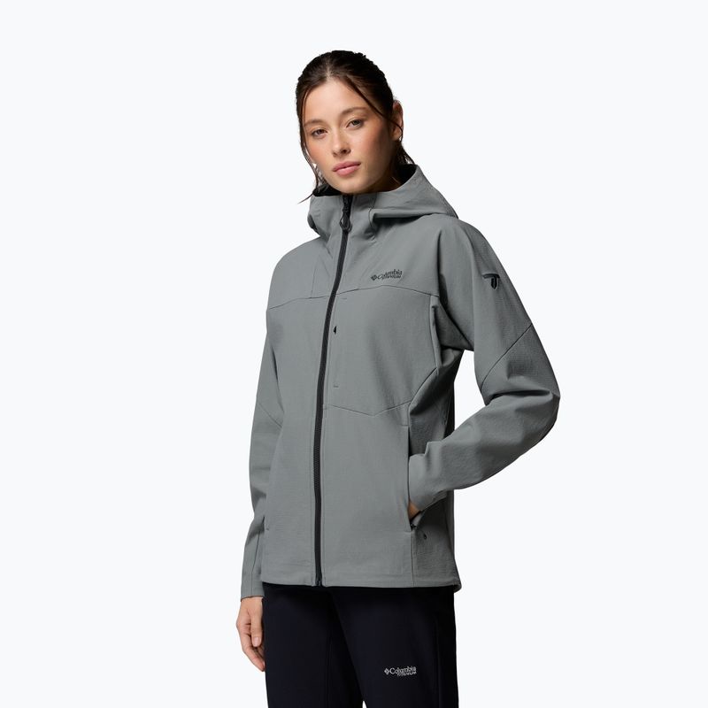 Kurtka softshell damska Columbia Tennen Mountain Hooded Softshell sedona sage 4