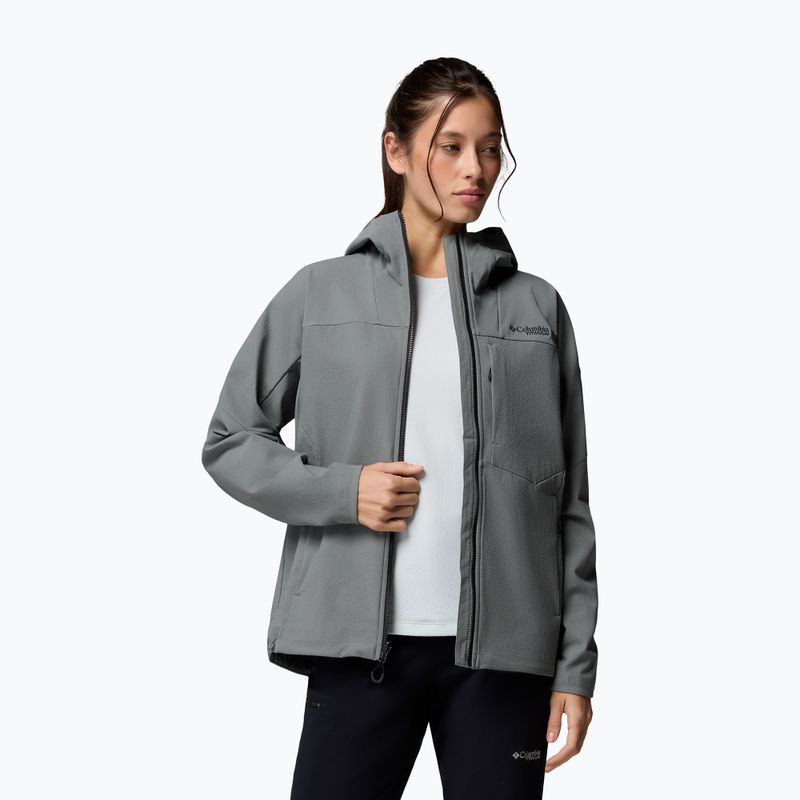 Kurtka softshell damska Columbia Tennen Mountain Hooded Softshell sedona sage 5