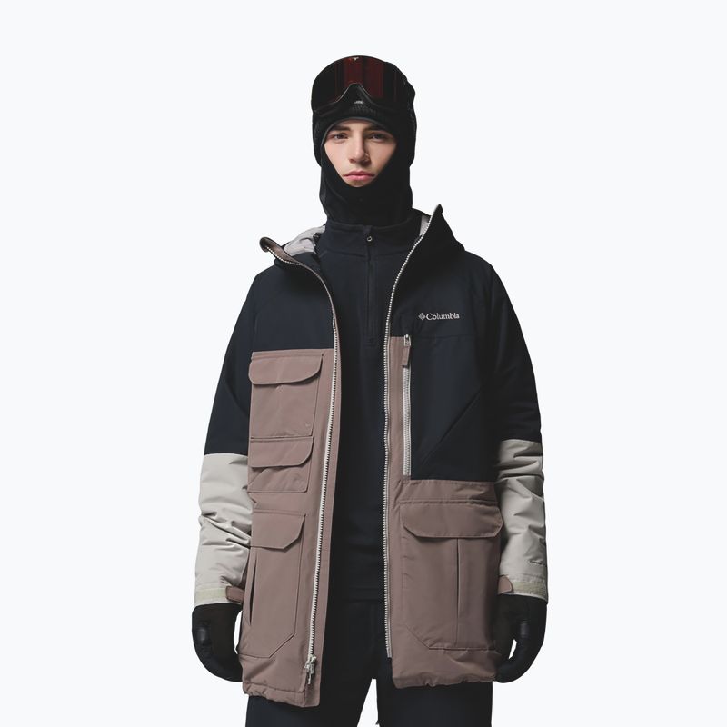 Kurtka snowboardowa męska Columbia Coreshot iron/black/flint grey 4