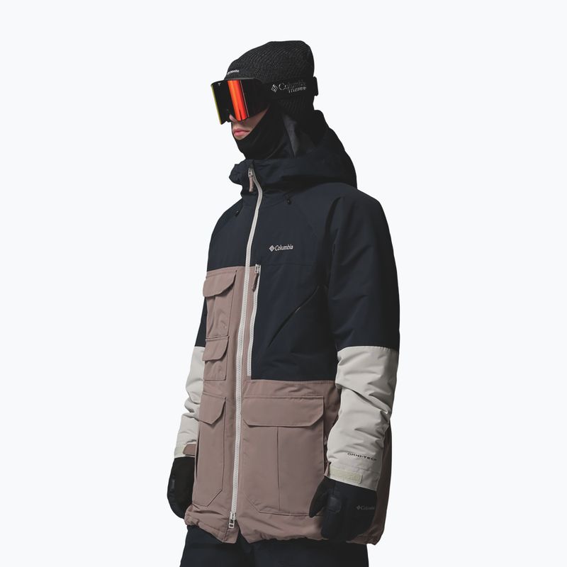 Kurtka snowboardowa męska Columbia Coreshot iron/black/flint grey 5