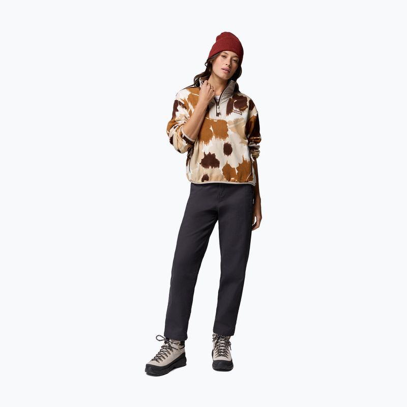 Bluza polarowa damska Columbia Sequoia Grove II Printed Half Zip camel brown ikatbloom 2
