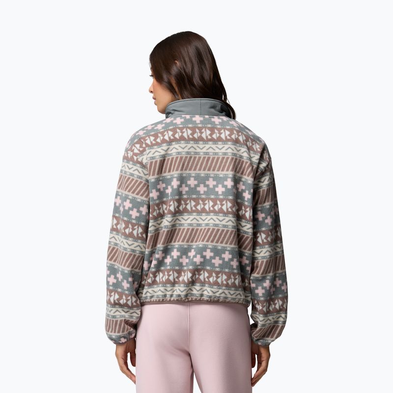 Bluza polarowa damska Columbia Sequoia Grove II Printed Half Zip Iron Wizard Island 3