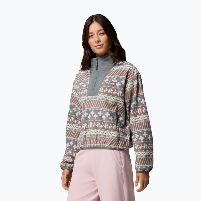 Bluza polarowa damska Columbia Sequoia Grove II Printed Half Zip Iron Wizard Island 4