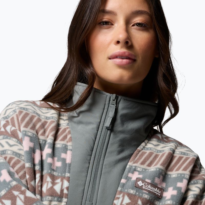Bluza polarowa damska Columbia Sequoia Grove II Printed Half Zip Iron Wizard Island 5