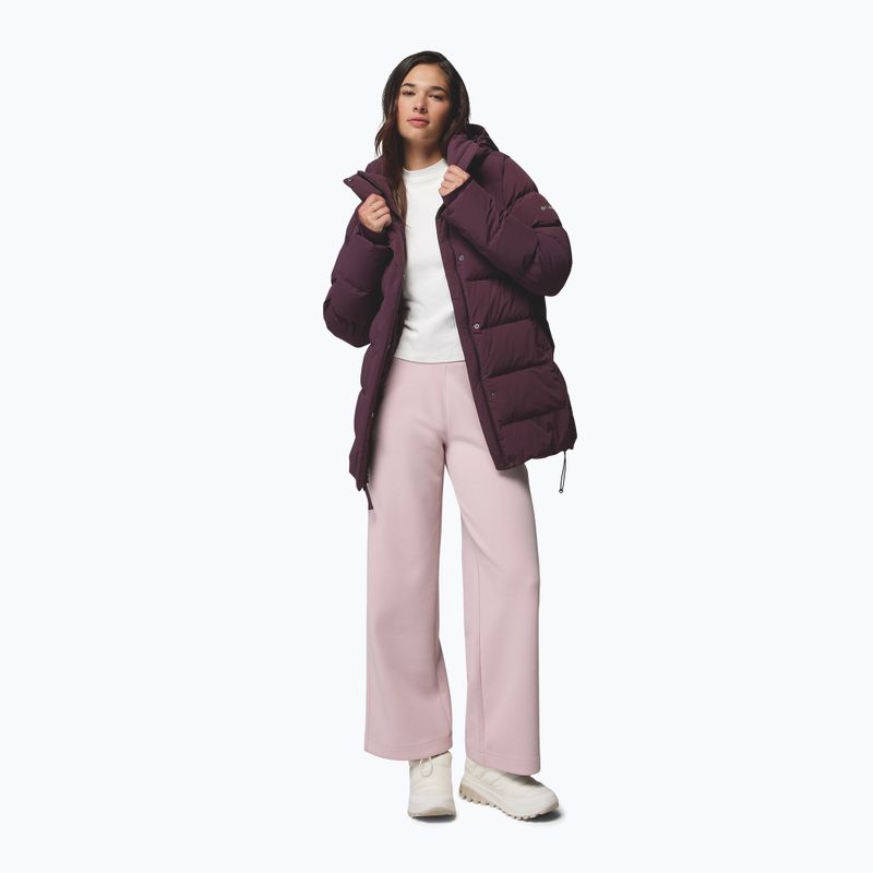 Kurtka puchowa damska Columbia Amaze Puff Mid Hooded moonvista 2