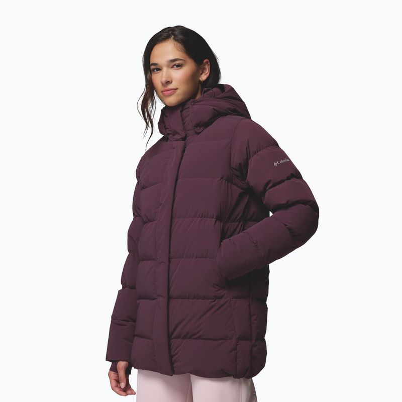 Kurtka puchowa damska Columbia Amaze Puff Mid Hooded moonvista 4