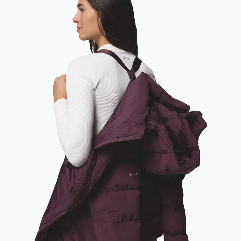 Kurtka puchowa damska Columbia Amaze Puff Mid Hooded moonvista 6