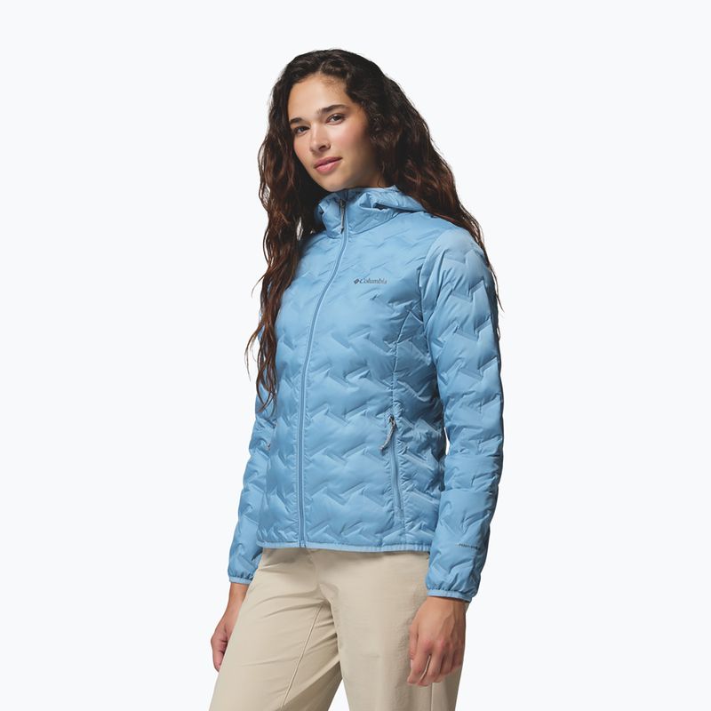 Kurtka puchowa damska Columbia Delta Ridge II Down Hooded rainy day 4