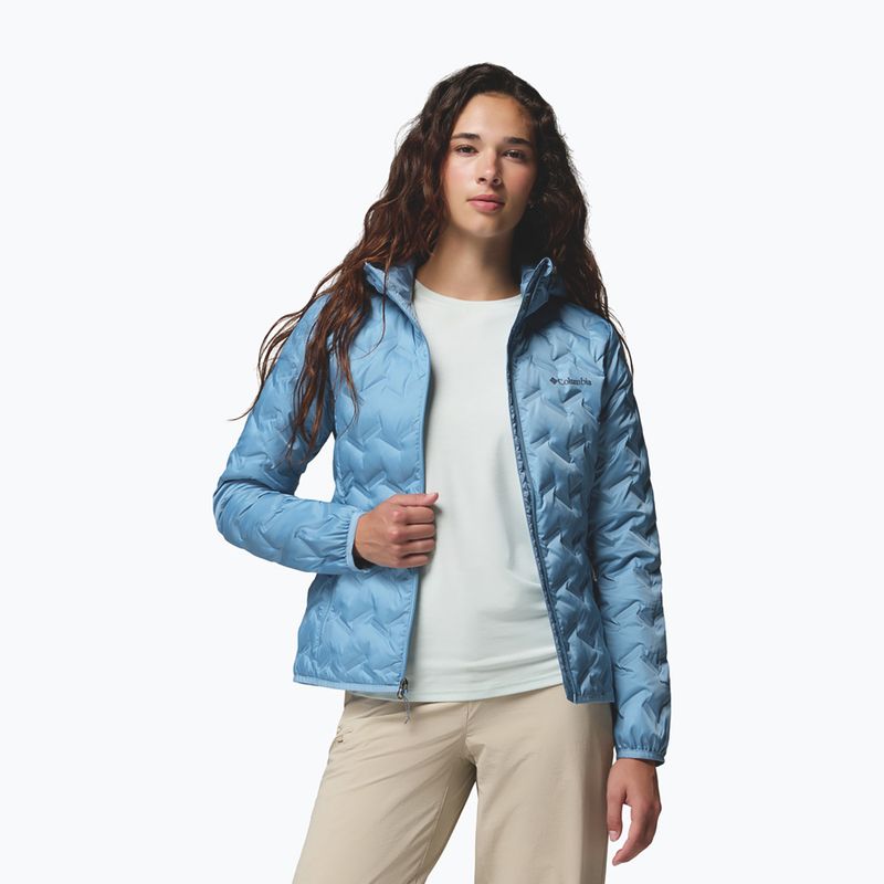 Kurtka puchowa damska Columbia Delta Ridge II Down Hooded rainy day 5