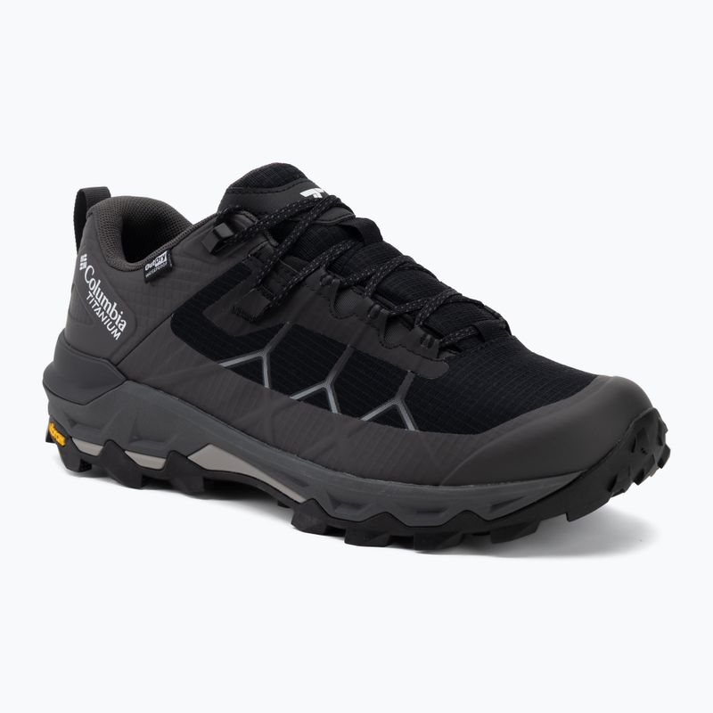 Buty turystyczne męskie Columbia Peakfreak Titanum Outdry black/ti titanium