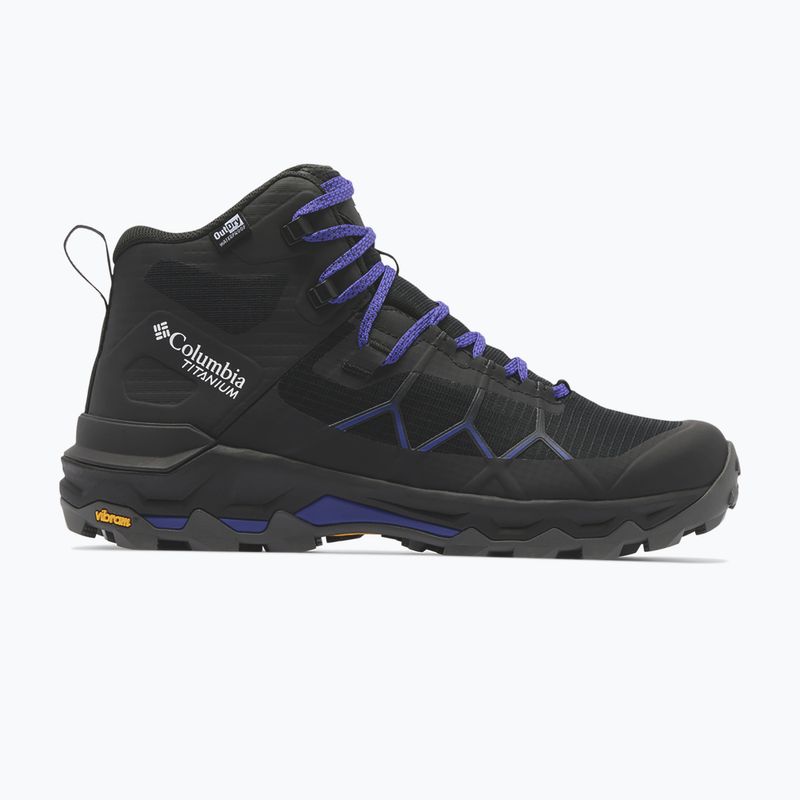 Buty trekkingowe damskie Columbia Peakfreak Titanum Outdry Mid black/purple quartz