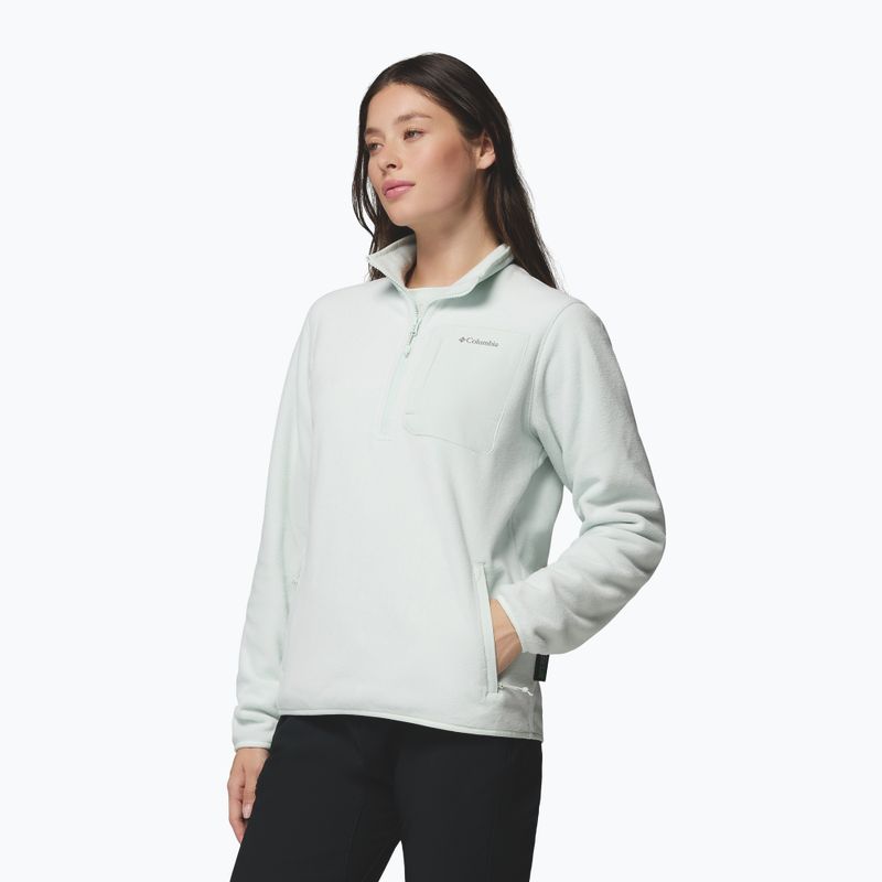 Bluza polarowa damska Columbia Pacific Arch 200 Half Zip Fleece Tea Light 5