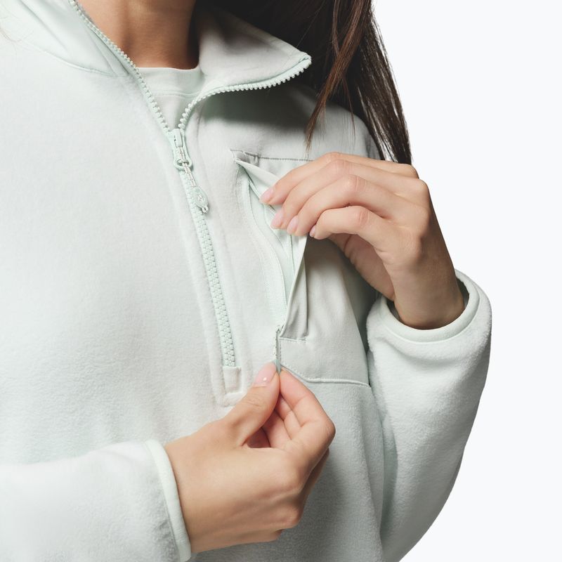 Bluza polarowa damska Columbia Pacific Arch 200 Half Zip Fleece Tea Light 7