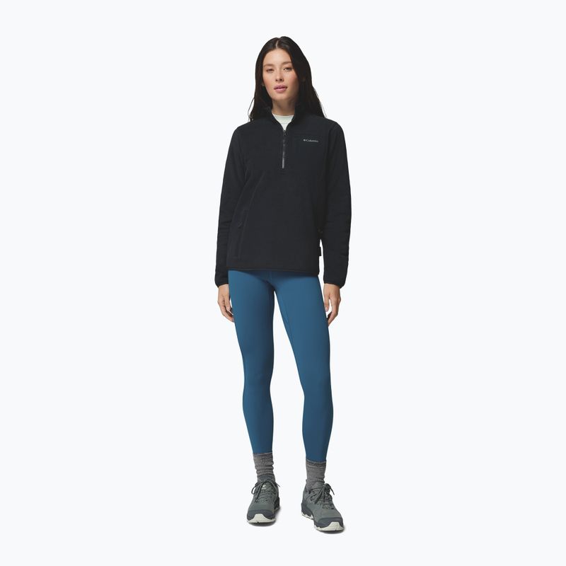 Bluza polarowa damska Columbia Pacific Arch 200 Half Zip Fleece Black 2