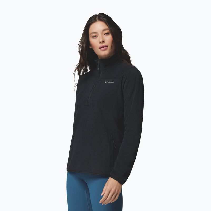 Bluza polarowa damska Columbia Pacific Arch 200 Half Zip Fleece Black 4