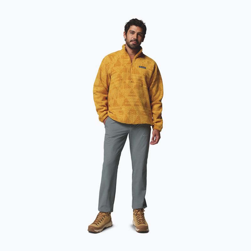 Bluza polarowa męska Columbia Timber Crest MTR Fleece Printed HZ squash/geomix tonal 2