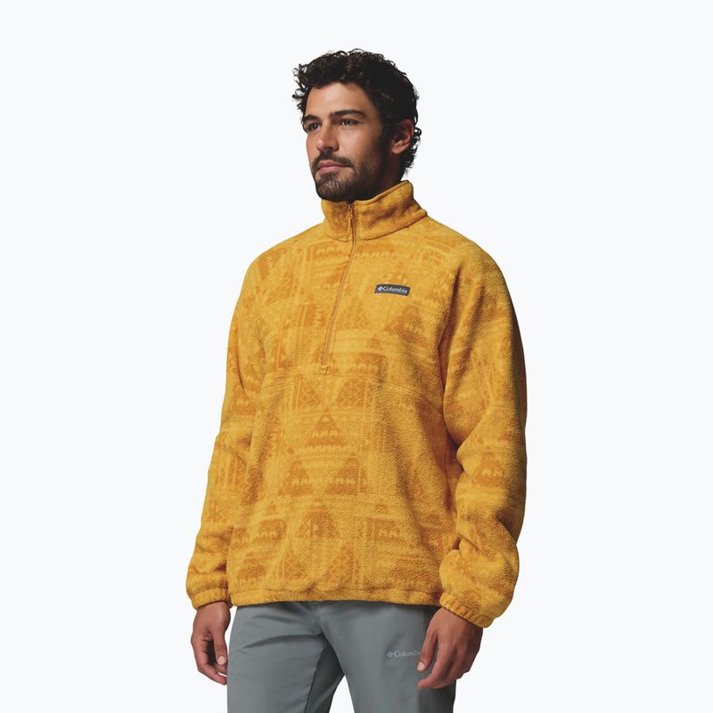 Bluza polarowa męska Columbia Timber Crest MTR Fleece Printed HZ squash/geomix tonal 4