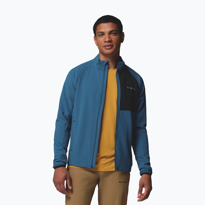 Bluza polarowa męska Columbia Superior Summit Grid Full Zip phoenix blue 4