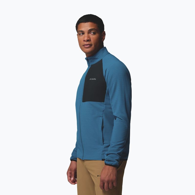 Bluza polarowa męska Columbia Superior Summit Grid Full Zip phoenix blue 5
