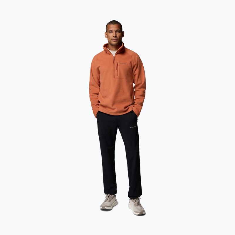 Bluza polarowa męska Columbia Fast Trek III Half Zip Teak Brown 2