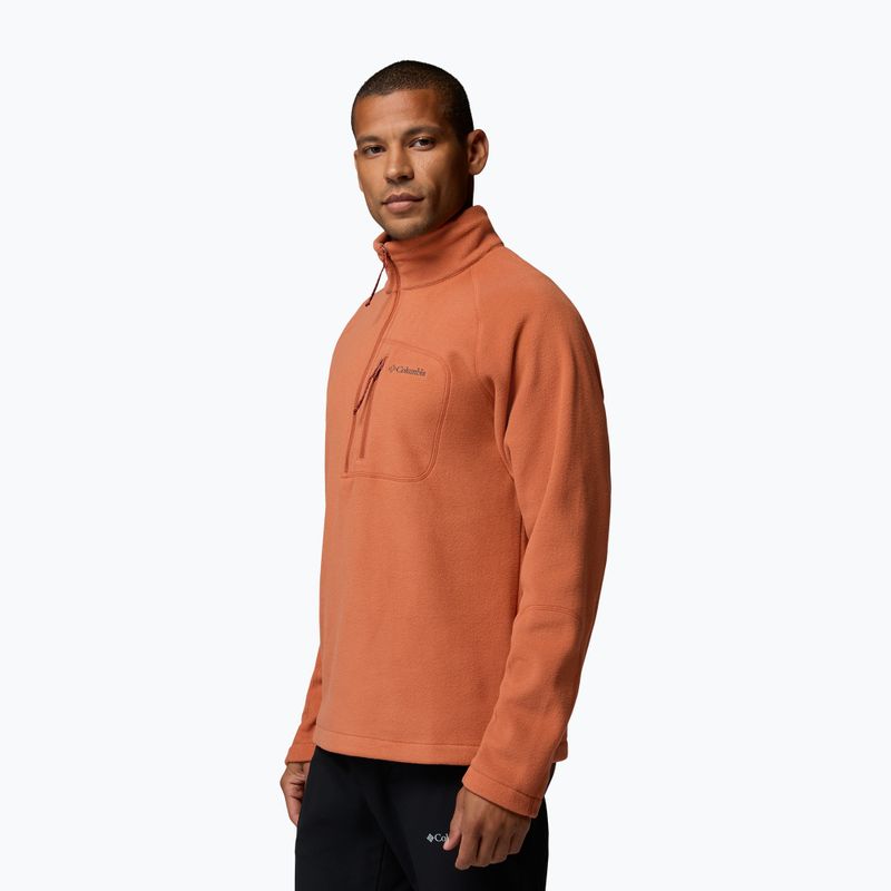 Bluza polarowa męska Columbia Fast Trek III Half Zip Teak Brown 4
