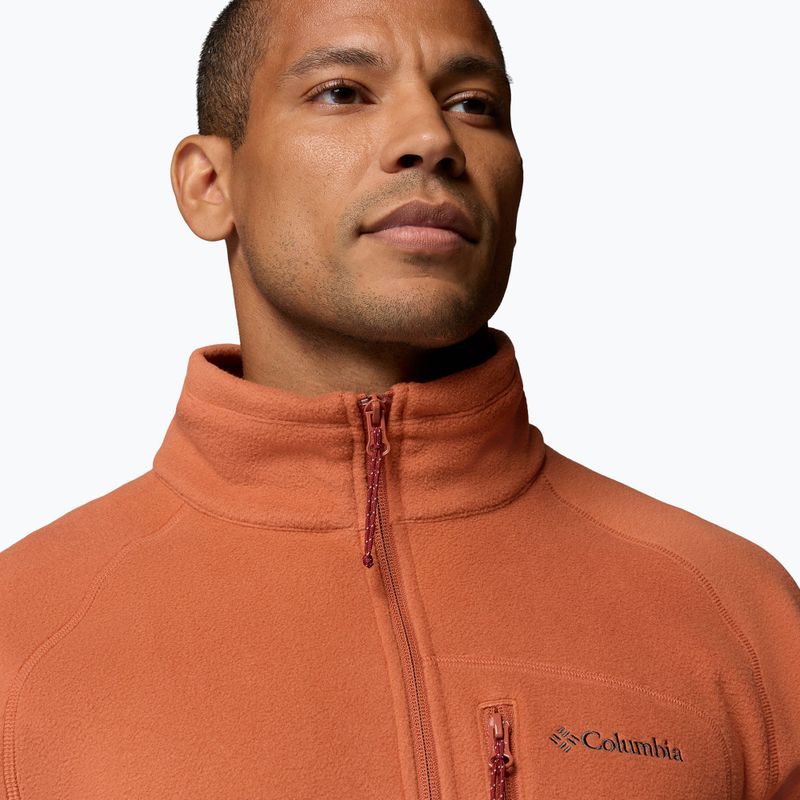 Bluza polarowa męska Columbia Fast Trek III Half Zip Teak Brown 5