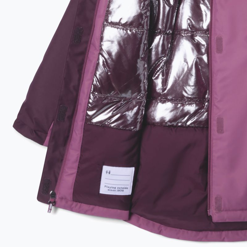Kurtka narciarska dziecięca Columbia Hikebound II Long Insulated antique mauve/moonvista 3