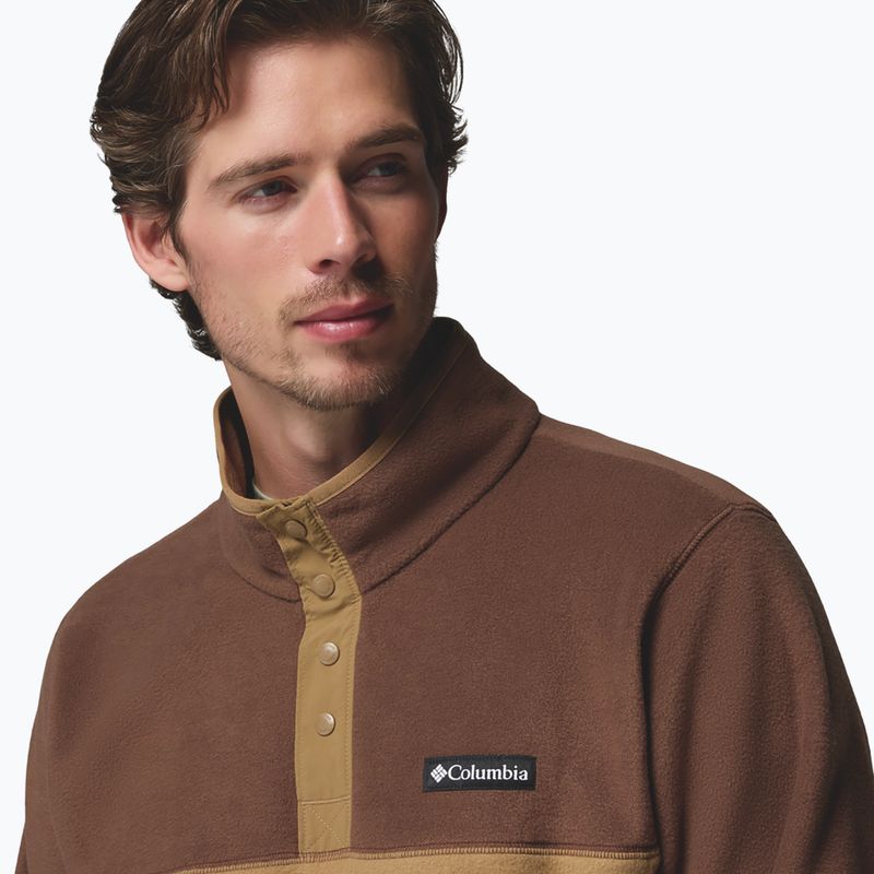 Bluza polarowa męska Columbia Steens Mountain Half Snap II tobacco/delta 5