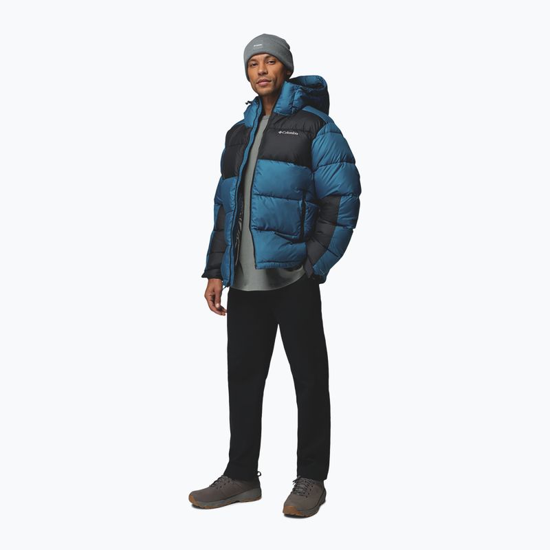 Kurtka ocieplana męska Columbia Pike Lake II Hooded phoenix blue/black 3