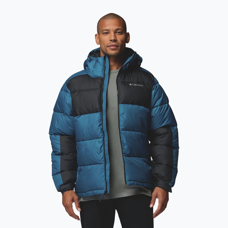 Kurtka ocieplana męska Columbia Pike Lake II Hooded phoenix blue/black 5