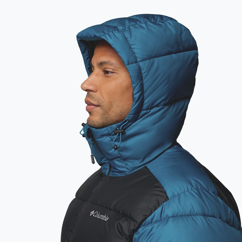 Kurtka ocieplana męska Columbia Pike Lake II Hooded phoenix blue/black 8
