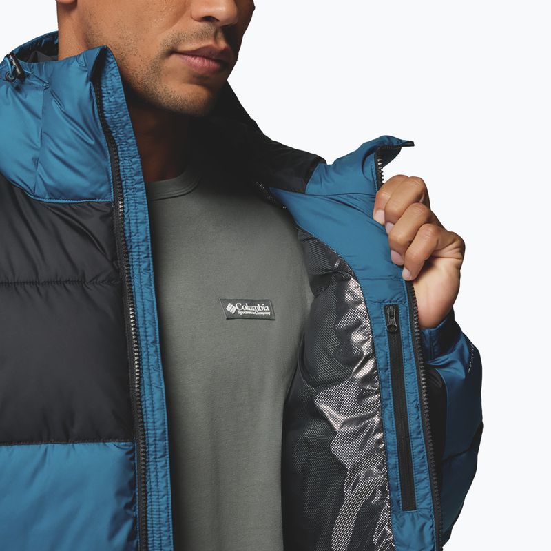 Kurtka ocieplana męska Columbia Pike Lake II Hooded phoenix blue/black 9