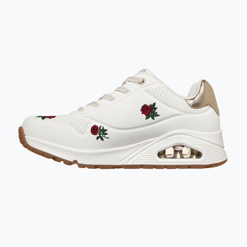 Buty damskie SKECHERS Uno Champagne & Roses white 3