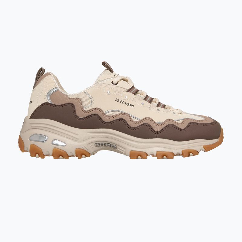 Buty damskie SKECHERS D'Lites Vintage Wave beige 2