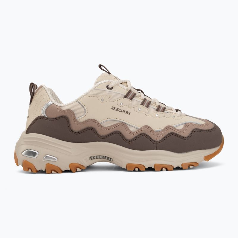 Buty damskie SKECHERS D'Lites Vintage Wave beige 2