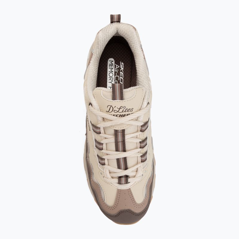 Buty damskie SKECHERS D'Lites Vintage Wave beige 5