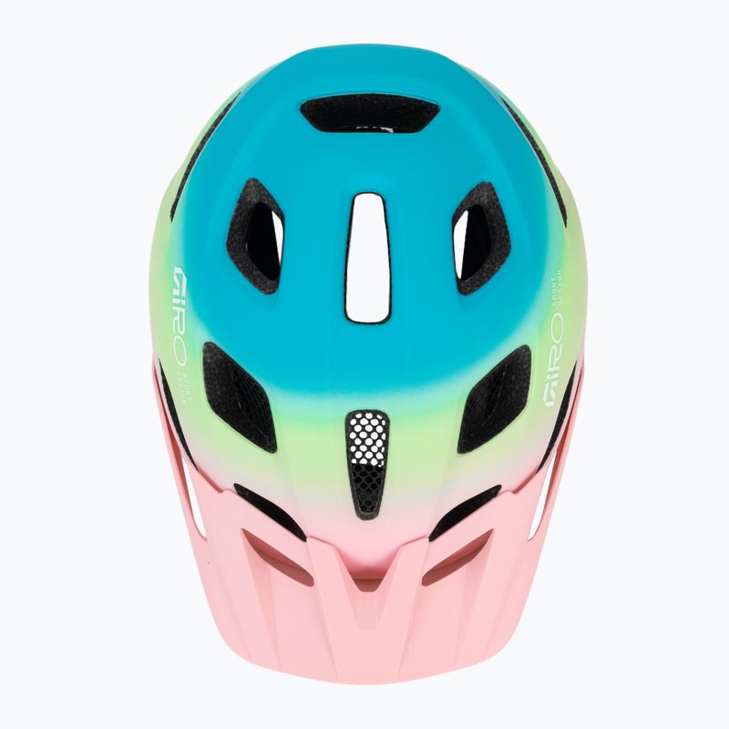 Kask rowerowy dziecięcy Giro Tremor Child JR matte light pink/green fade 6
