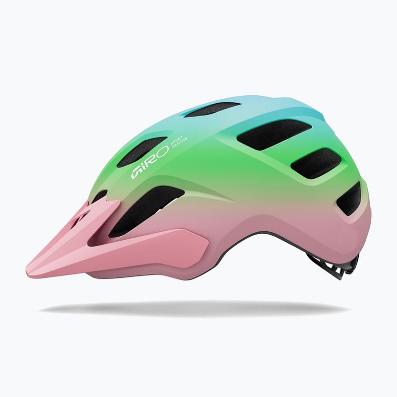 Kask rowerowy dziecięcy Giro Tremor Child JR matte light pink/green fade 2