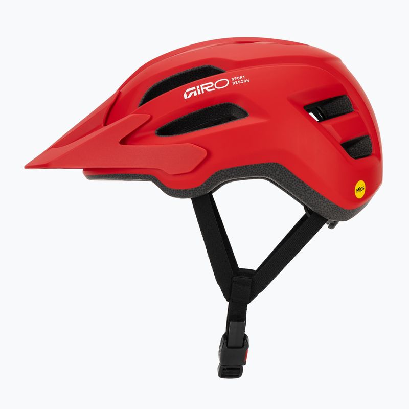 Kask rowerowy Giro Fixture II MIPS matte flame red 3