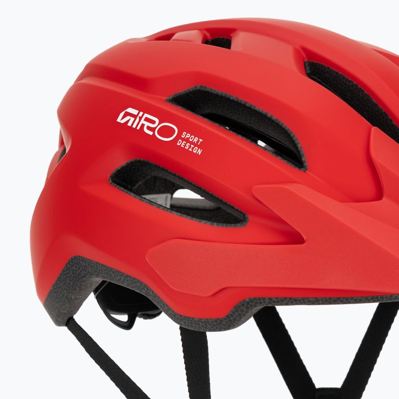 Kask rowerowy Giro Fixture II MIPS matte flame red 8