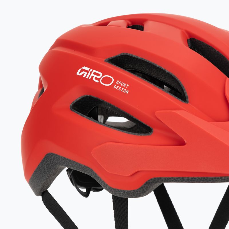 Kask rowerowy Giro Fixture II matte flame red 7