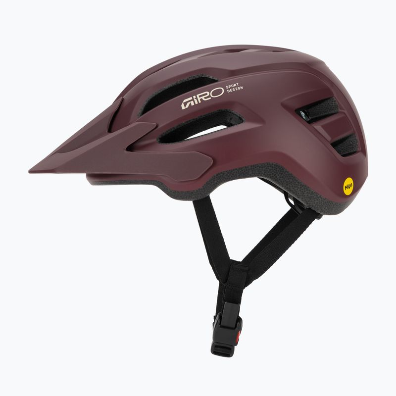 Kask rowerowy Giro Fixture II MIPS W matte maroon 3