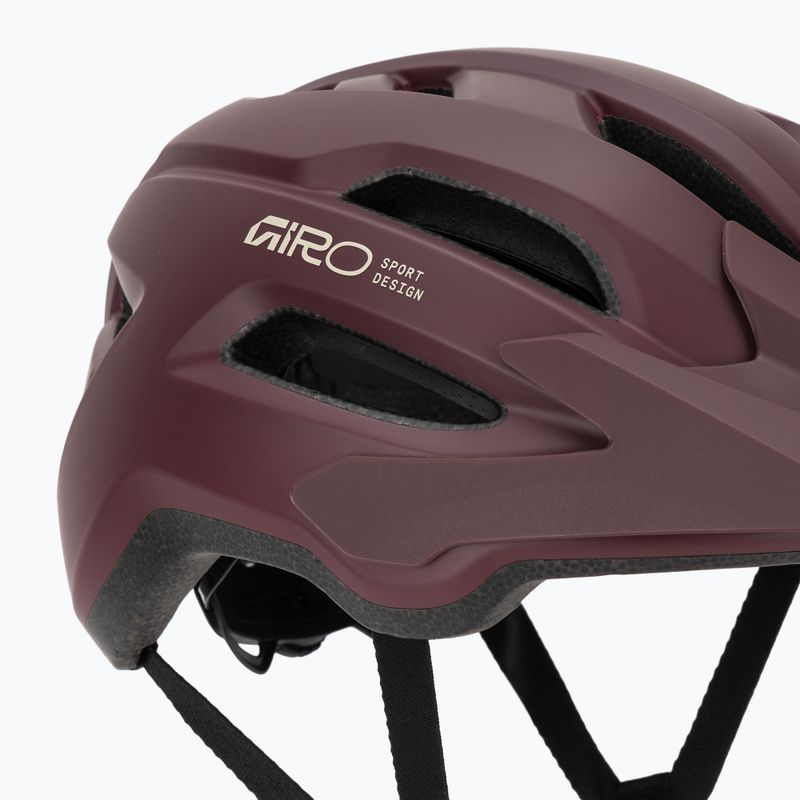 Kask rowerowy Giro Fixture II MIPS W matte maroon 8