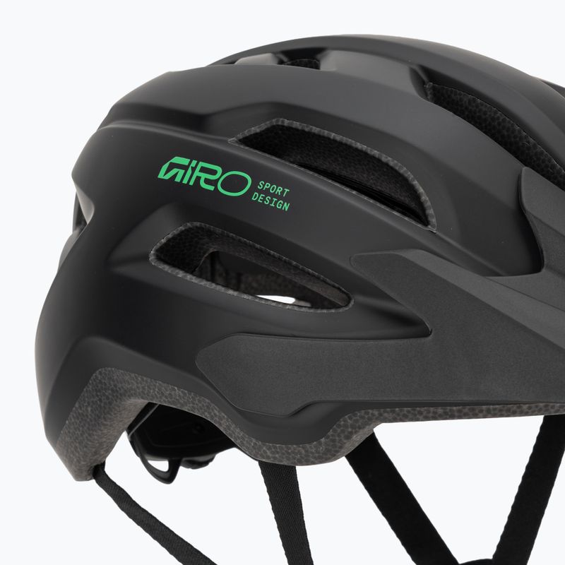 Kask rowerowy dziecięcy Giro Fixture II MIPS matte black/vivid green 8