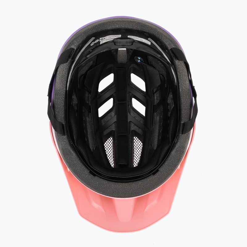 Kask rowerowy dziecięcy Giro Fixture II MIPS matte light pink/purple fade 5