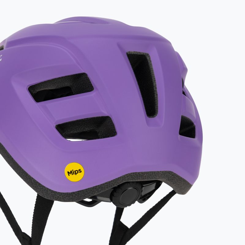 Kask rowerowy dziecięcy Giro Fixture II MIPS matte light pink/purple fade 7