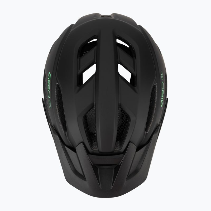 Kask rowerowy dziecięcy Giro Fixture II matte black/vivid green 6