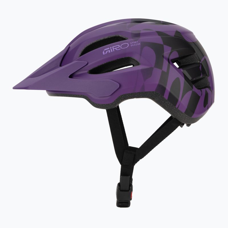 Kask rowerowy dziecięcy Giro Fixture II matte purple rush 3